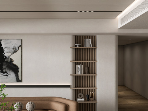 Living room interior scene 37 3D 模型