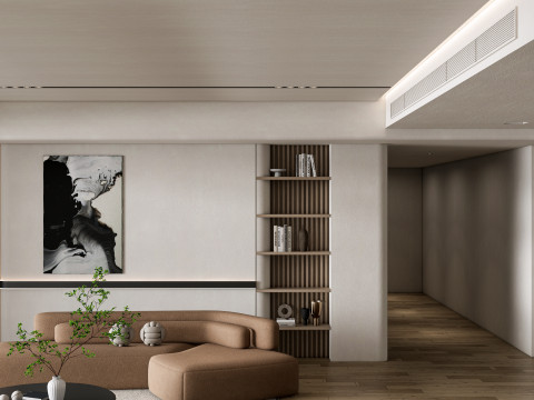 Living room interior scene 37 3D 模型