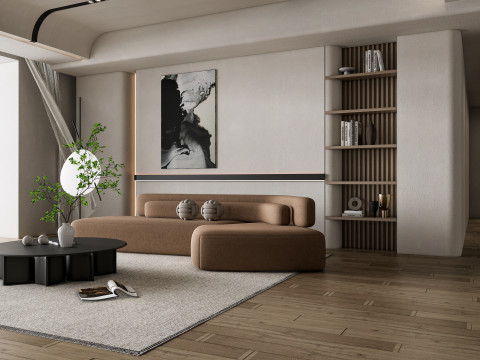 Living room interior scene 37 3D 模型