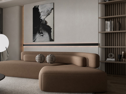 Living room interior scene 37 3D 模型