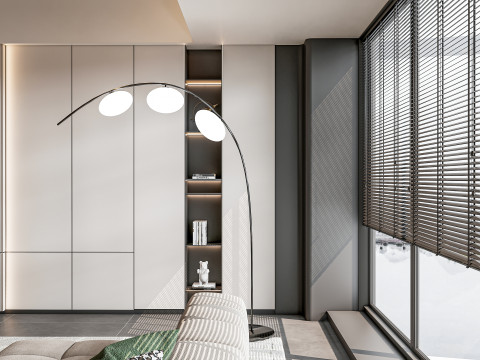 Living room interior scene 38 Model 3D