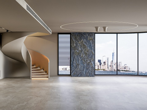 Living room interior scene 39 3D 모델