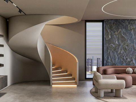 Living room interior scene 39 3D 모델