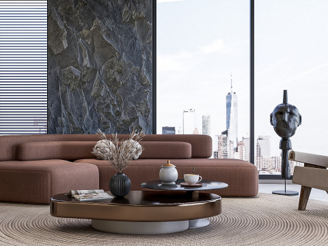 Living room interior scene 39 3D 모델