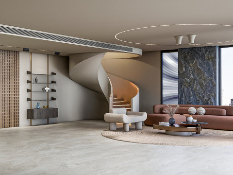 Living room interior scene 39 3D 모델