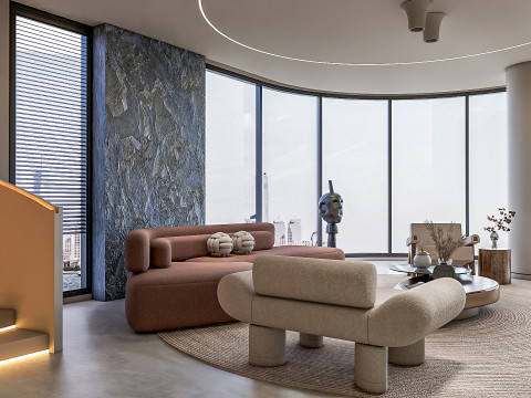Living room interior scene 39 3D 모델