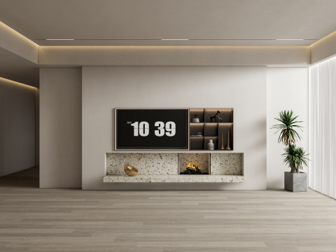 Living room interior scene 41 3D Модель