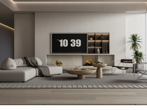 Living room interior scene 41 3D Модель
