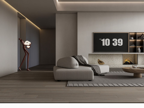 Living room interior scene 41 3D Модель