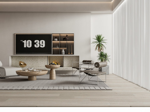 Living room interior scene 41 3D Модель