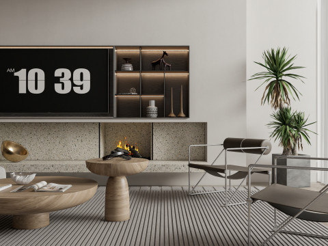 Living room interior scene 41 3D Модель