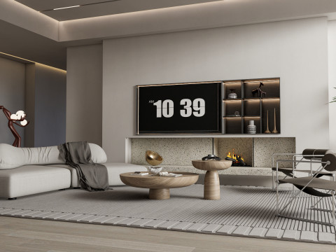 Living room interior scene 41 3D Модель