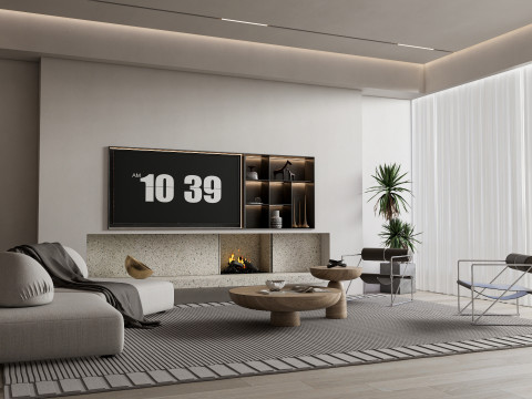 Living room interior scene 41 3D Модель