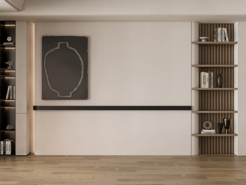 Living room interior scene 42 3D Model