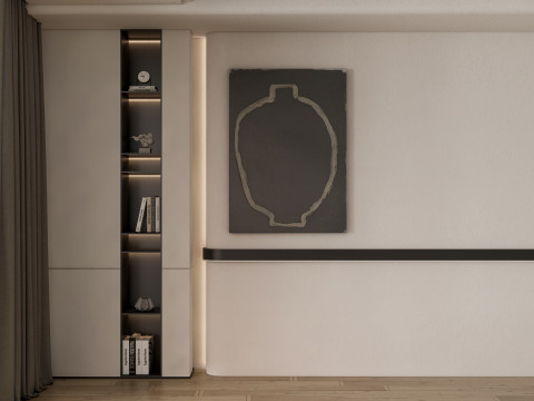 Living room interior scene 42 3D Model