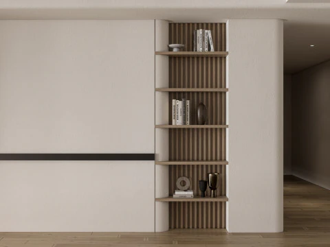 Living room interior scene 42 3D Model