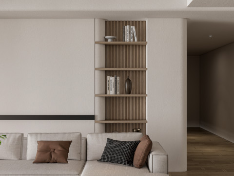 Living room interior scene 42 3D Model