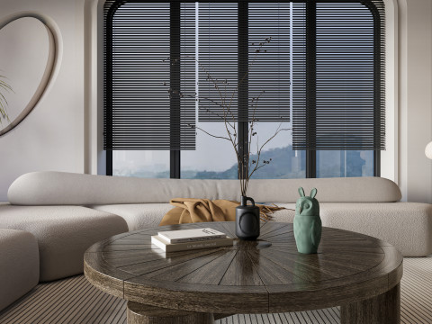 Living room interior scene 43 3D Model