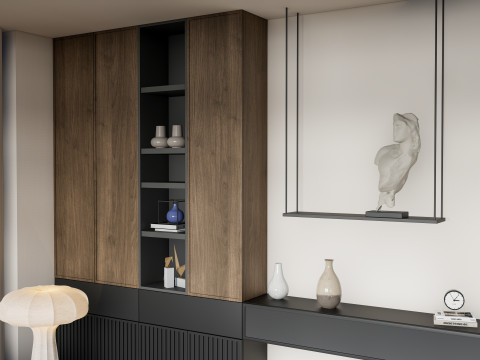 Living room interior scene 43 3D Model