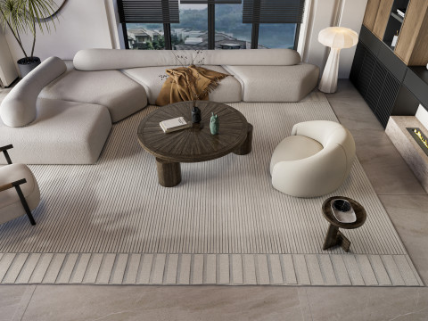 Living room interior scene 43 3D Model