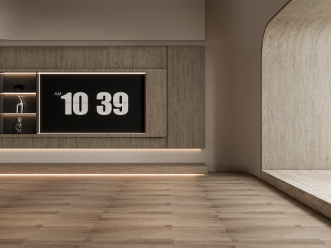 Living room interior scene 44 3D Model