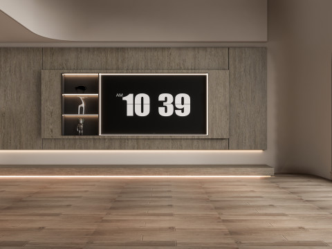 Living room interior scene 44 3D Model