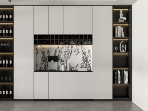 Living room interior scene 45 3D Model