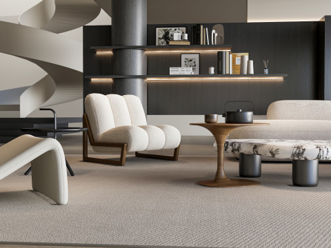 Living room interior scene 46 3D Model