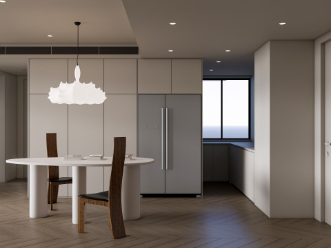 Living room interior scene 47 Model 3D