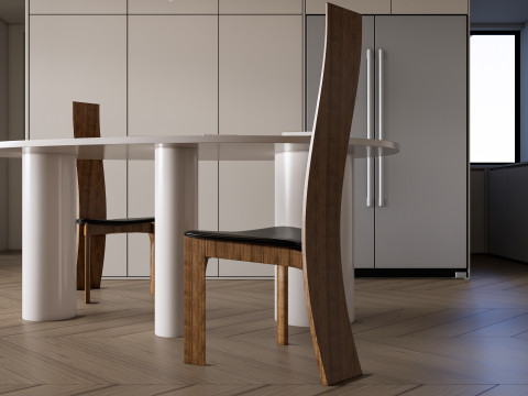 Living room interior scene 47 Model 3D