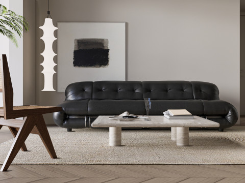 Living room interior scene 47 Model 3D
