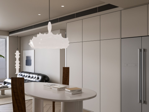 Living room interior scene 47 Model 3D