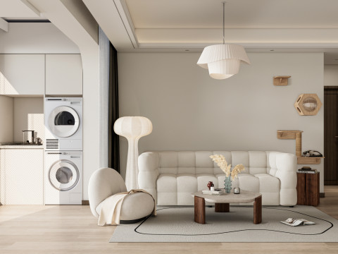 Living room interior scene 48 3D 模型