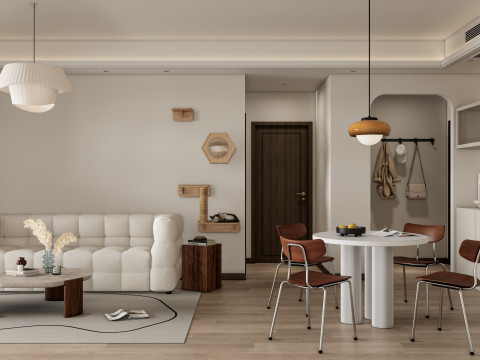 Living room interior scene 48 3D 模型