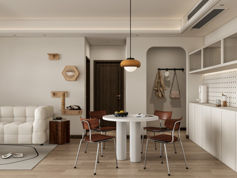 Living room interior scene 48 3D 模型