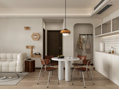 Cena interior da sala de estar 48 Modelo 3D