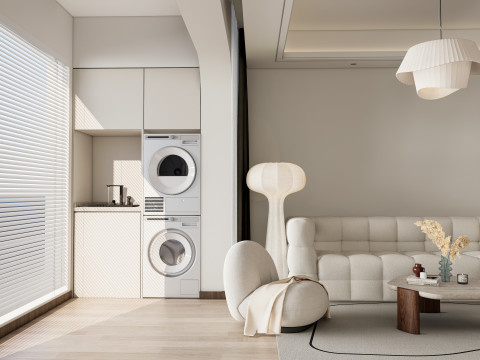 Living room interior scene 48 3D 模型