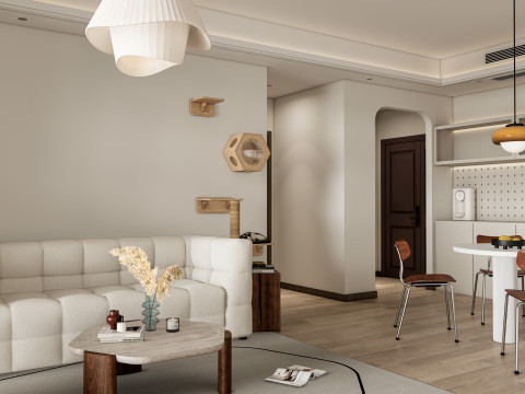 Living room interior scene 48 3D 模型