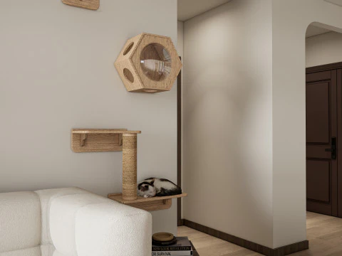 Cena interior da sala de estar 48 Modelo 3D