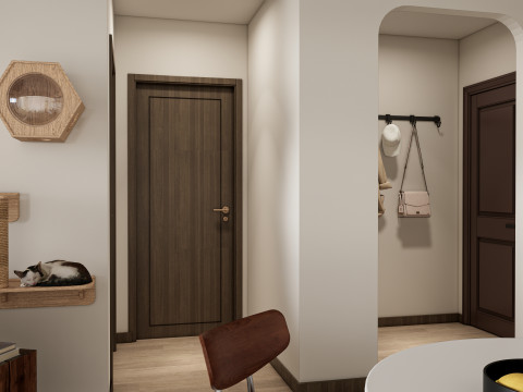 Living room interior scene 48 3D 模型