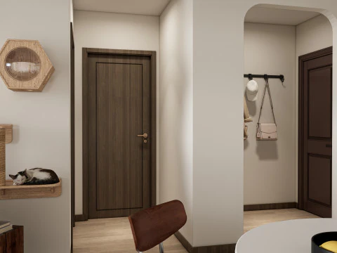 Cena interior da sala de estar 48 Modelo 3D