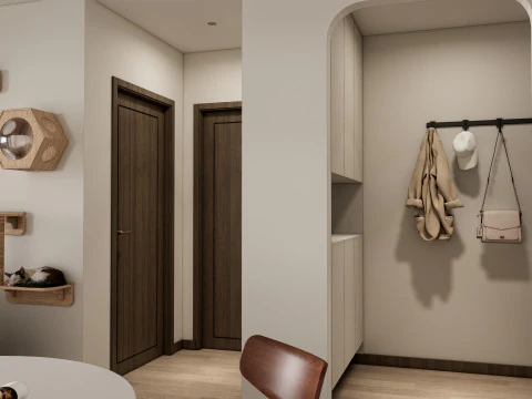 Cena interior da sala de estar 48 Modelo 3D