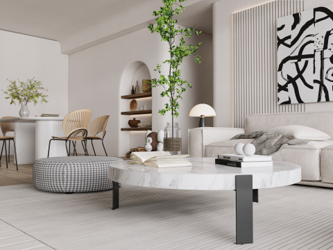 Living room interior scene 49 3D 모델