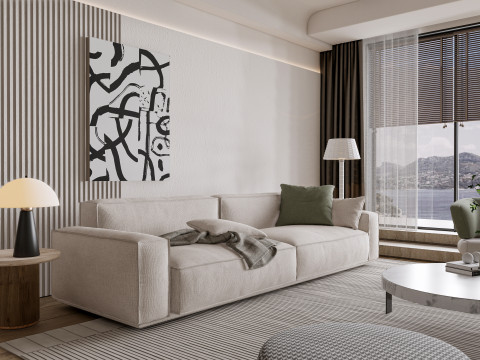 Living room interior scene 49 3D 모델