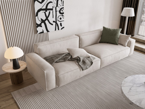 Living room interior scene 49 3D 모델