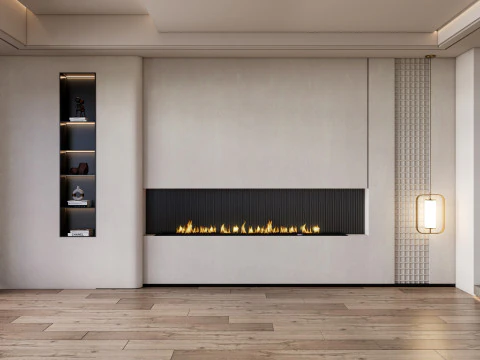 Cena interior da sala de estar 50 Modelo 3D