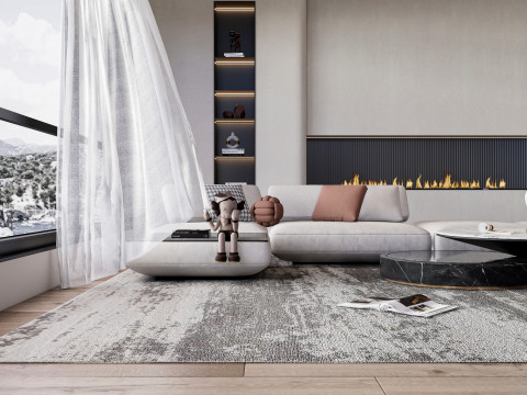 Living room interior scene 50 3D 모델