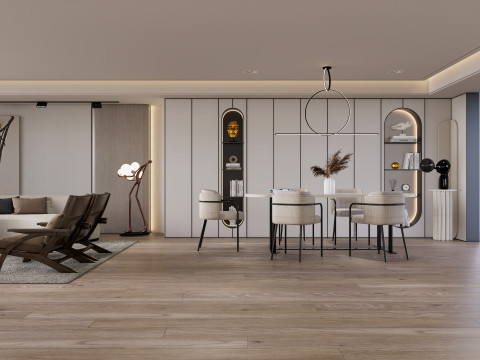 Living room interior scene 51 Modelo 3D
