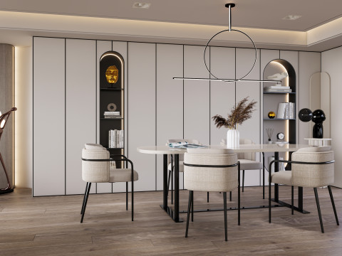 Living room interior scene 51 Modelo 3D