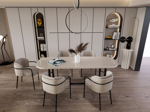 Living room interior scene 51 Modelo 3D